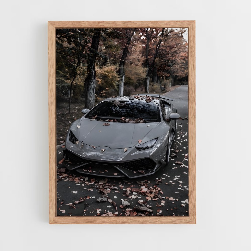 Poster Évasion Automnale – affiche Lamborghini (vue 4)